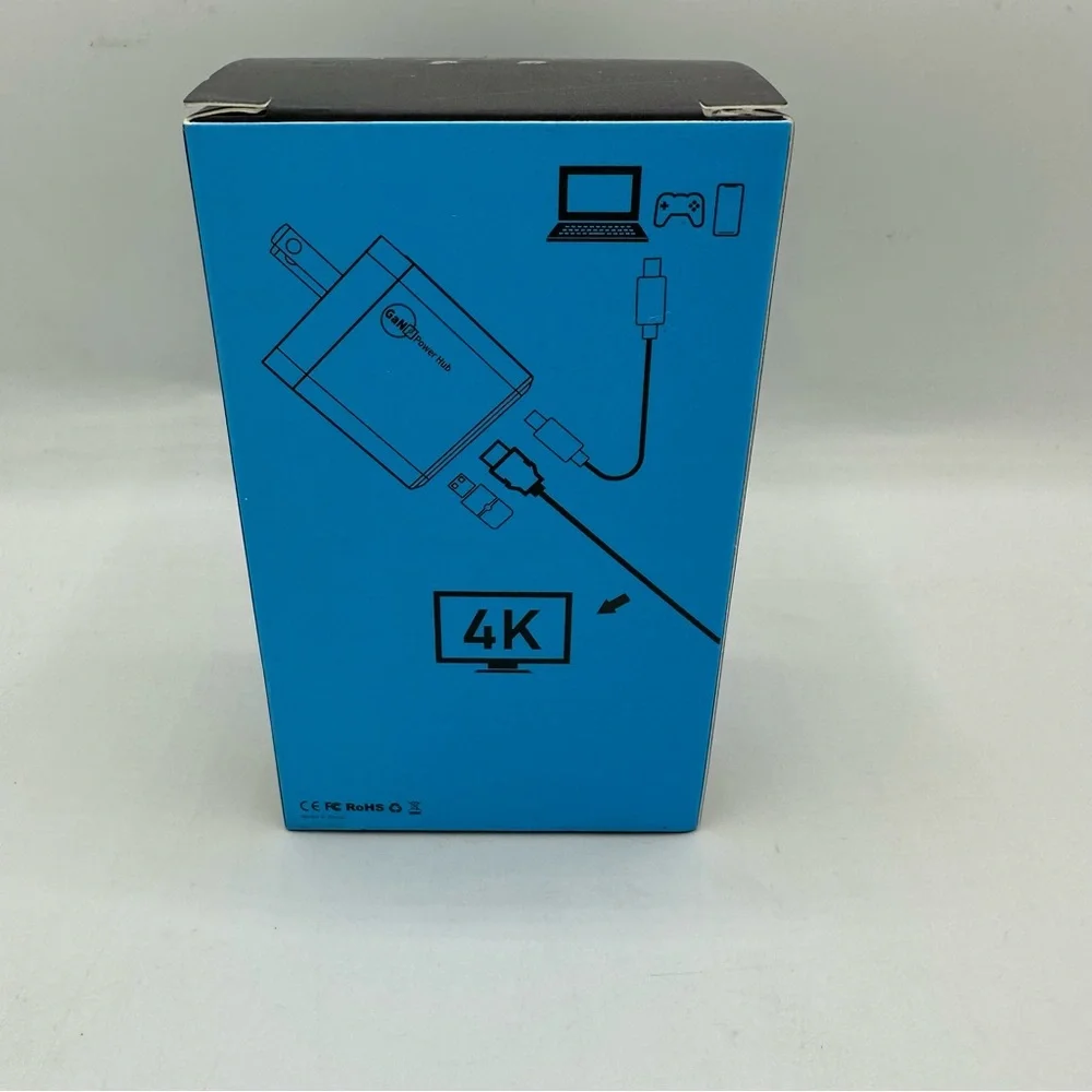Portable Dock Charger Adapter Switch Accessory PD 36W USB C 4K 60Hz HDMI